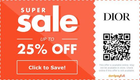 dior coupons and promo codes|dior coupon code australia.